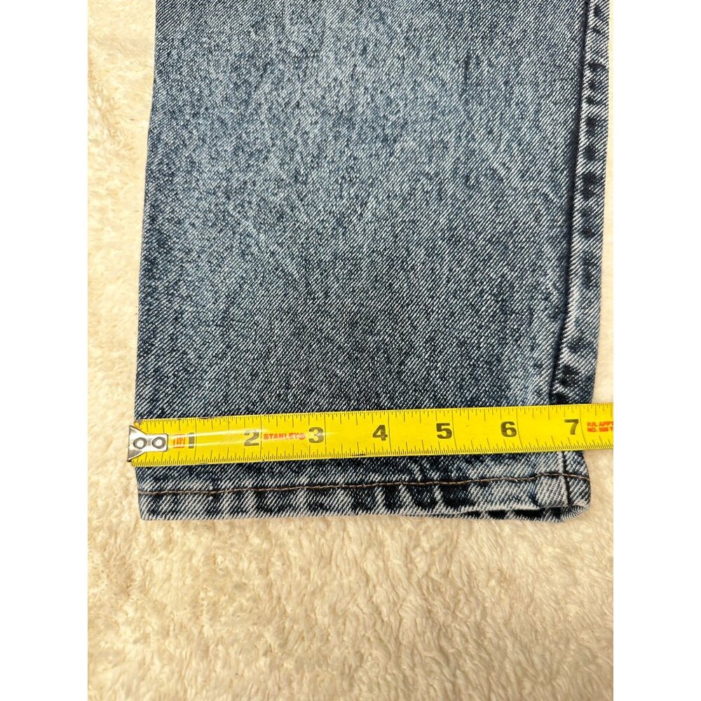 Levis 550 Mens Dark Wash Loose Fit Straight Size 36/32 Y2K Dad Jeans Work Pants - Picture 9 of 15
